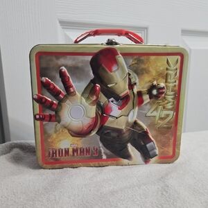 Marvel Iron Man 3 Embossed Metal Lunch Box Tin